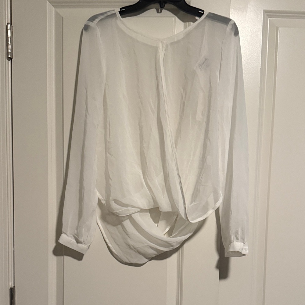Elegant White Women's Blouse